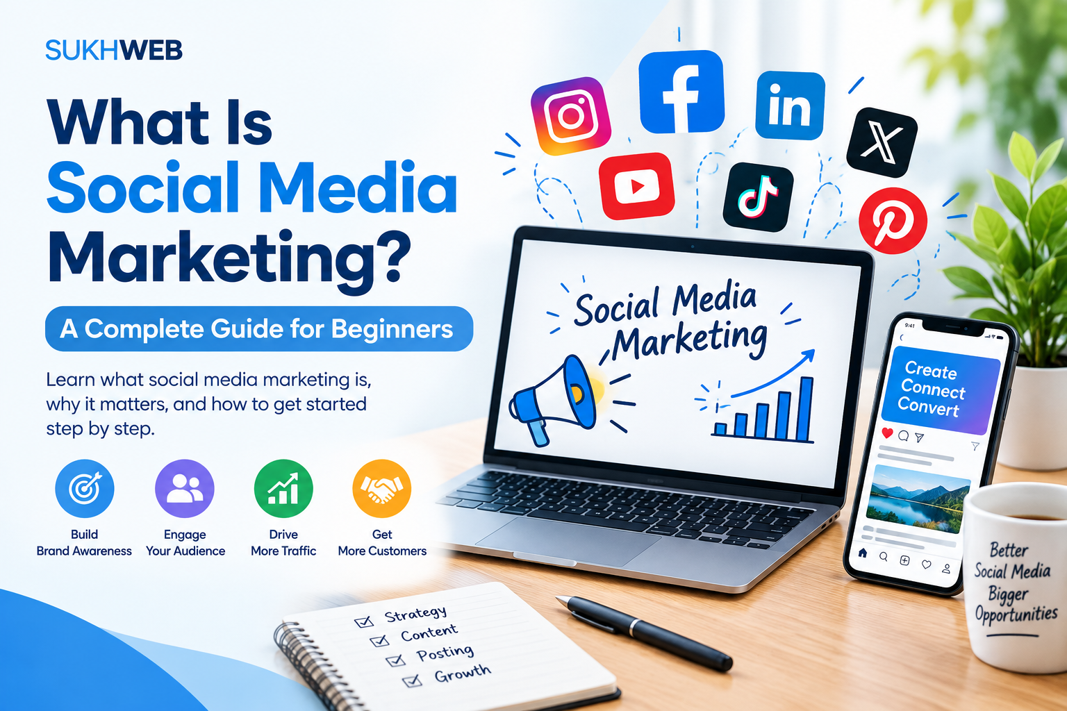 What is social media marketing
