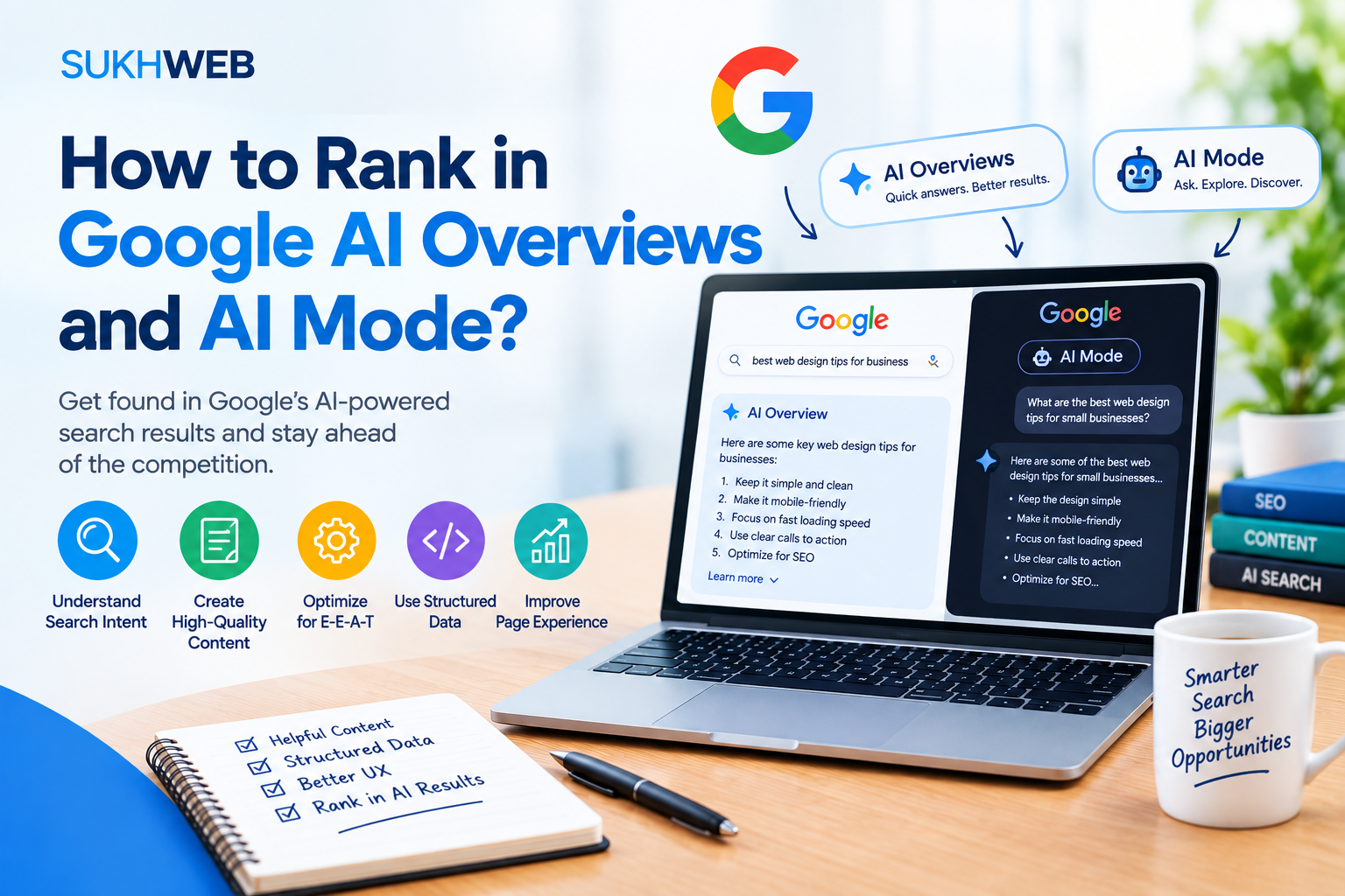 rank in google AI overviews
